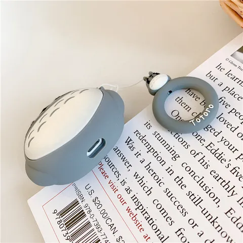 Vỏ Bọc AirPods Silicon Mèo Totoro - Phụ Kiện Tai Nghe Không Dây AirPods 1 2 PRO Chất Dẻo, Thiết Kế Dễ Thương