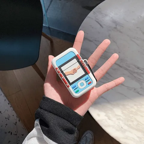 Vỏ Bọc AirPods Silicon Dẻo Siêu Cute Cho Hộp Sạc Tai Nghe AirPods 1 2 - Phụ Kiện Điện Thoại Nokia Chính Hãng