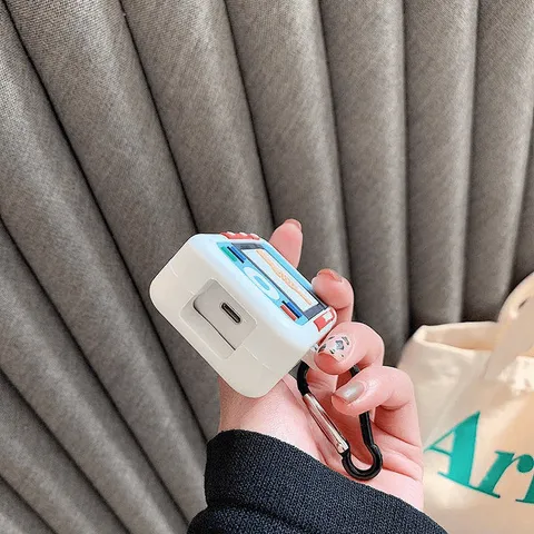 Vỏ Bọc AirPods Silicon Dẻo Siêu Cute Cho Hộp Sạc Tai Nghe AirPods 1 2 - Phụ Kiện Điện Thoại Nokia Chính Hãng