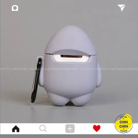 Vỏ Bọc Airpods Cá Mập - Case Silicon Dẻo Chất Lượng Cho Hộp Sạc Tai Nghe AirPods 1, 2, PRO - Phụ Kiện Cute, Độc Đáo