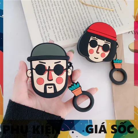 Vỏ Bọc Airpods Leon Film - Silicone Dẻo Cho Hộp Sạc Tai Nghe AirPods 1 2 - Phụ Kiện Chất Lượng Cao, Thiết Kế Đặc Biệt