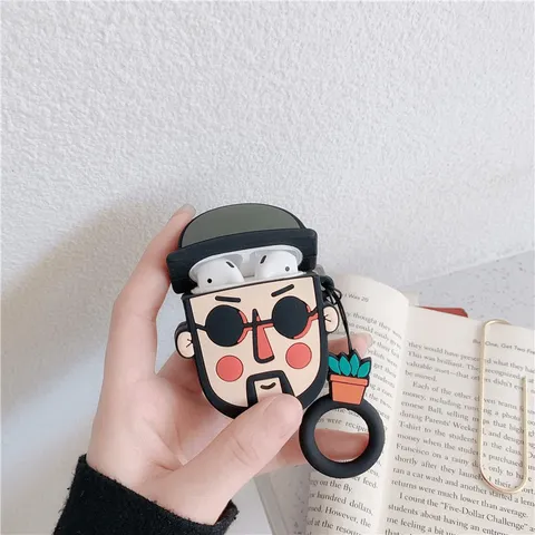 Vỏ Bọc Airpods Leon Film - Silicone Dẻo Cho Hộp Sạc Tai Nghe AirPods 1 2 - Phụ Kiện Chất Lượng Cao, Thiết Kế Đặc Biệt