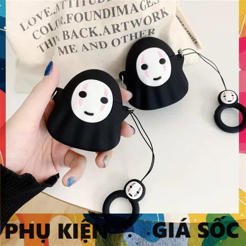 Vỏ Bọc Silicon Dẻo Cho AirPods 1 2 PRO - Thiết Kế Vô Diện Mini, Phụ Kiện Độc Đáo Cho Tai Nghe AirPods