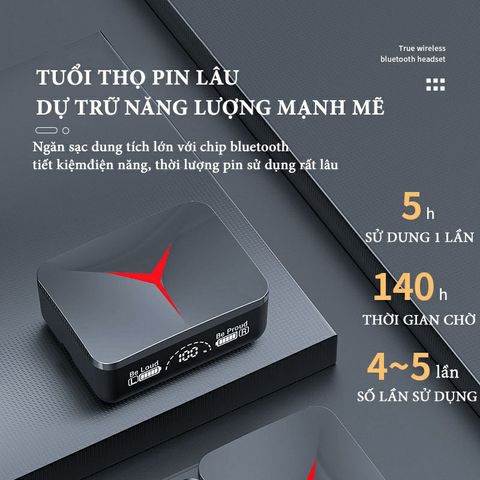 Tai Nghe Bluetooth 5.3 M90 Pro TWS Cảm Biến Vân Tay - Màn Hình LED Chống Nước - Âm Thanh HIFI - Thiết Kế Hiện Đại, Tích Hợp Ngăn Sạc Thông Minh
