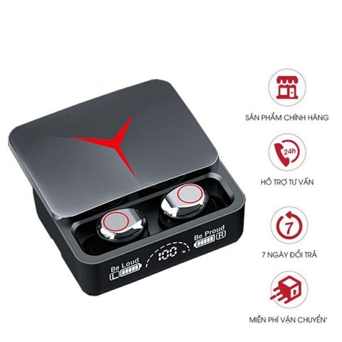 Tai Nghe Bluetooth 5.3 M90 Pro TWS Cảm Biến Vân Tay - Màn Hình LED Chống Nước - Âm Thanh HIFI - Thiết Kế Hiện Đại, Tích Hợp Ngăn Sạc Thông Minh