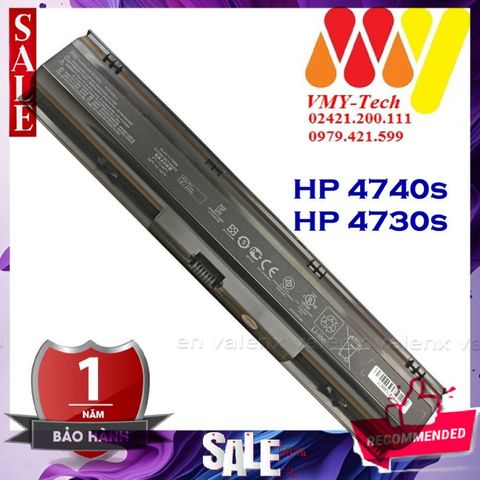 Pin Laptop HP Probook 4730s 4740s mới 100% - Pin Lion 8 Cells, 14.8V, 6600mAh, Bảo Hành 12 Tháng, Hàng Chính Hãng