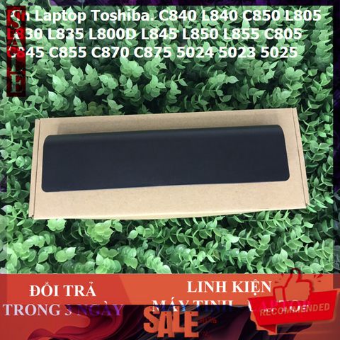 Pin Thay Thế Laptop Toshiba - Dung Lượng 4400mAh-5200mAh, Tương Thích C840, L840, C850, L805, L830, L835, L800D, L845, L850, L855