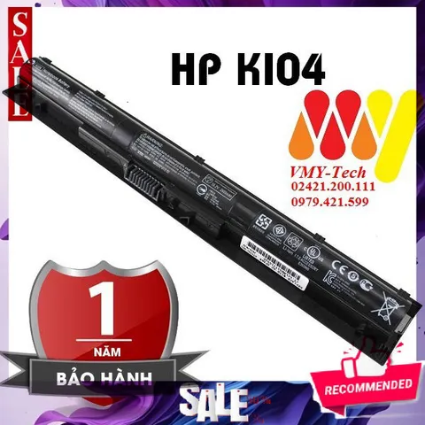  ✡️ Pin Laptop HP Ki04 HSTNN-DB6T HSTNN-LB6R HSTNN-LB6S TPN-Q158 TPN-Q159 TPN-Q160 K104