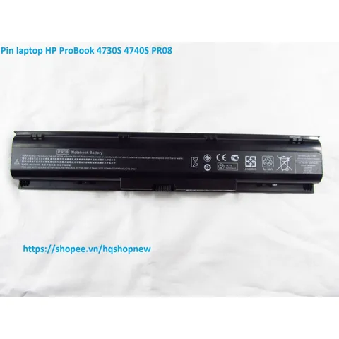 Pin Laptop HP ProBook 4730S 4740S Chính Hãng 6 Cell Đen - Bảo Hành Đổi Mới 100% - Pin Mới 100%