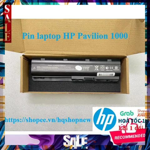 Pin Laptop HP Pavilion 1000 - 6 Cell Pin Đen Mới 100% Bảo Hành Chất Lượng - Sản Phẩm Nhập Khẩu Chính Hãng