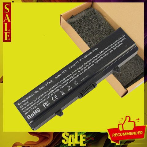 Pin Laptop Thay Thế Dell Inspiron 1525 1526 1440 1545 1546 1750, Dung Lượng 4400mAh-5200mAh, Bảo Hành 09 Tháng, Chính Hãng Nhập Khẩu