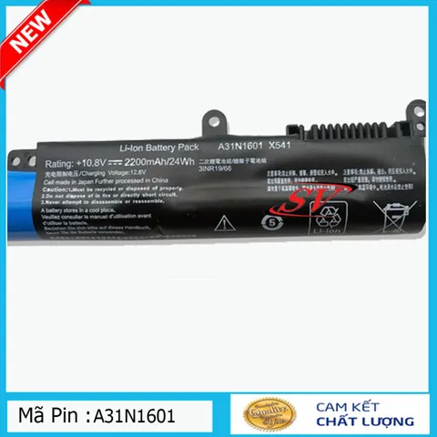 Pin Laptop ASUS X541 X541S X541UA X541UV X541SC R541UJ R541UA F541U - Pin Thay Thế Chất Lượng, Bảo Hành 6 Tháng, Hàng Mới 100%