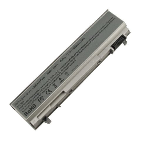 Pin Laptop Chính Hãng Dell Latitude E6400, E6410, E6500, E6510, M4400, M6500 - 6 Cell Lithium Ion 5200mAh, Bảo Hành 9 Tháng