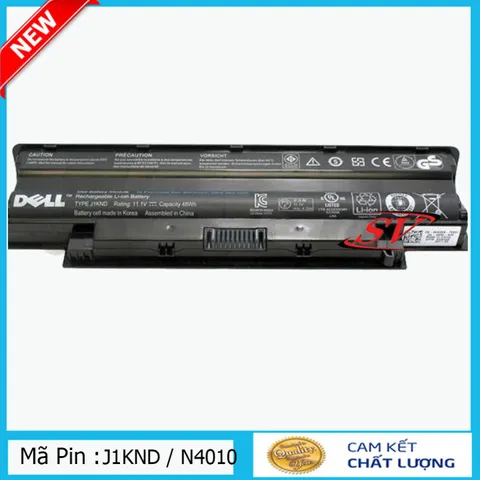 Pin Laptop DELL Inspiron. N4010 J1KND N5010 N4110 N3010 Vostro. 1450 N5110 14R N4120 N4010D-158 N4010-