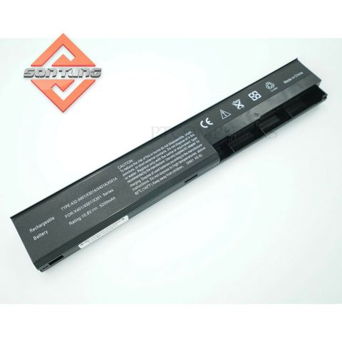 Pin Laptop ASUS X401 Li-ion 6 Cell - Bảo Hành 09 Tháng, Thay Thế 1 Đổi 1, Điện Thế 10.8V - 11.1V, Công Suất 4400-5200mAh, Màu Đen