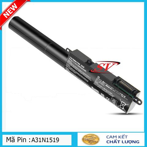 Pin Laptop ASUS X540 (A31N1519) - Pin Lion 3 Cell 2400mAh/3000mAh, Bảo Hành 9 Tháng, Thay Thế Đúng Mã - Hàng Mới Nguyên Hộp