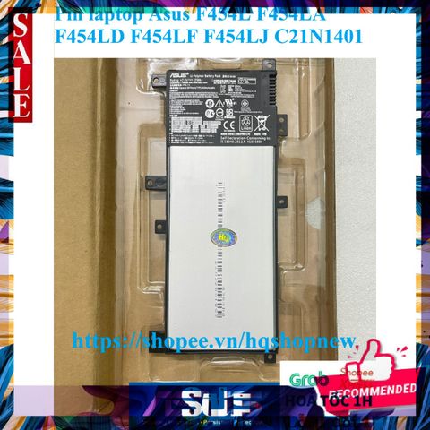 Pin Laptop Asus C21N1401 - Phù hợp với F454L F454LA F454LD F454LF F454LJ - Sản phẩm mới 100% và bảo hành chính hãng