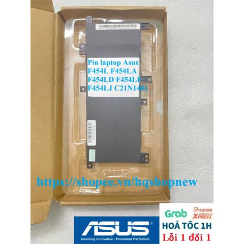 Pin Laptop Asus C21N1401 - Phù hợp với F454L F454LA F454LD F454LF F454LJ - Sản phẩm mới 100% và bảo hành chính hãng