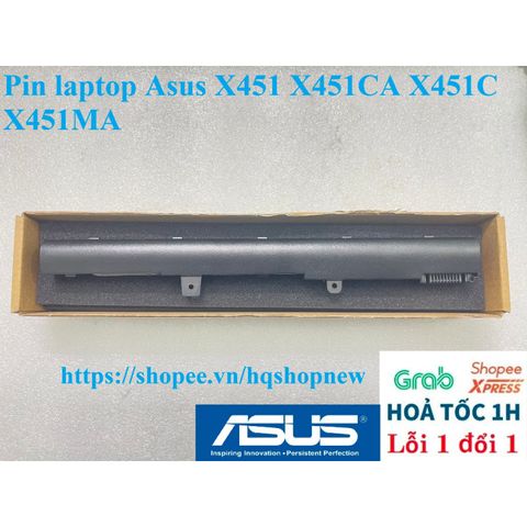 Pin Laptop Asus Chính Hãng - Dành Cho X451, X451CA, X451C, X451MA - 4 Cell Đen, Cam Kết Chất Lượng Mới 100%
