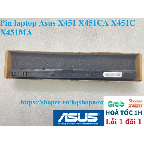 Pin Laptop Asus Chính Hãng - Dành Cho X451, X451CA, X451C, X451MA - 4 Cell Đen, Cam Kết Chất Lượng Mới 100%