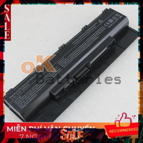 Pin Laptop Asus N56V N56J N56VM N56VZ N56JN - Pin Gắn Trong Chất Lượng Cao, Đúng Hàng Giao Đúng Đơn