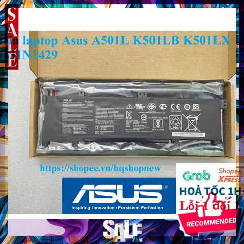 Pin Laptop Asus K501U K501UX K501UB K501UW - Pin Đen 48w Chất Lượng Cao, Bảo Hành Đổi Mới 100%