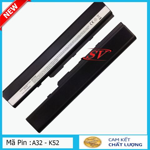 Pin Laptop Asus K52 K42 K62 A40 A42 A52 A62 A40JA B53 F85 F86 - 6 Cell 4400-5200mAh, Thay Thế Pin Chính Hãng, Bảo Hành 9 Tháng