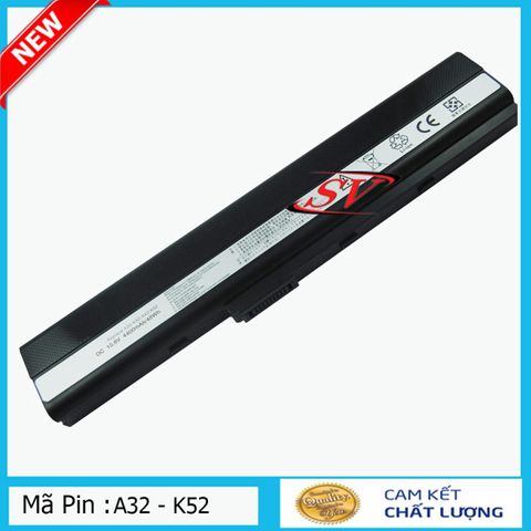 Pin Laptop Asus K52 K42 K62 A40 A42 A52 A62 A40JA B53 F85 F86 - 6 Cell 4400-5200mAh, Thay Thế Pin Chính Hãng, Bảo Hành 9 Tháng