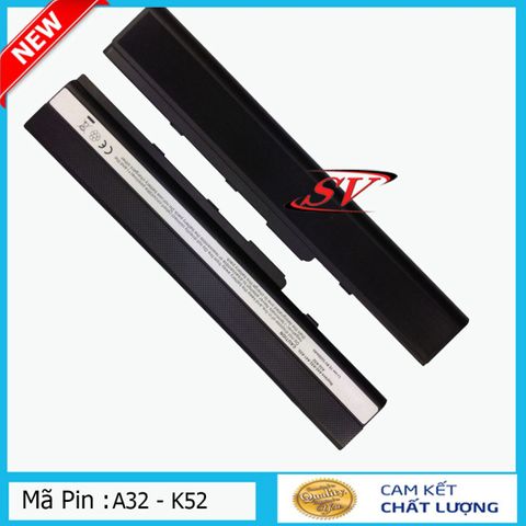 Pin Laptop Asus K52 K42 K62 A40 A42 A52 A62 A40JA B53 F85 F86 - 6 Cell 4400-5200mAh, Thay Thế Pin Chính Hãng, Bảo Hành 9 Tháng