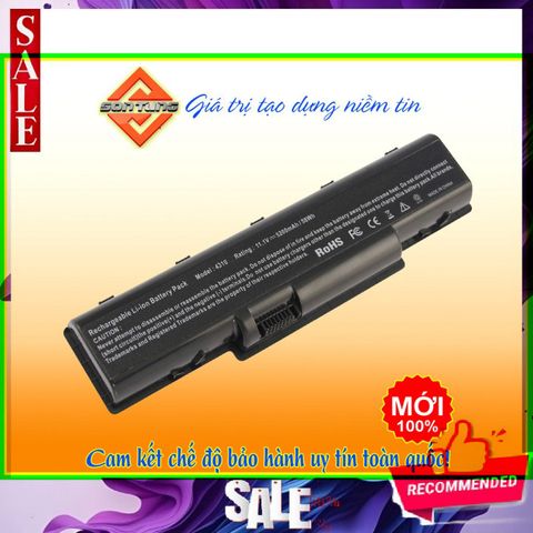 Pin Laptop Thay Thế Acer Aspire 4710G 4736Z 4930G 5734Z 5738G 4320 4520 - 6 Cell 4400-5200mAh, Bảo Hành 9 Tháng, Giá Rẻ