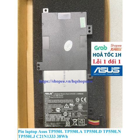 Pin Laptop Asus C21N1333 38Wh - Chính Hãng Cho TP550L TP550LA TP550LD TP550LN TP550LJ - Bảo Hành 100% và Chất Lượng Đảm Bảo