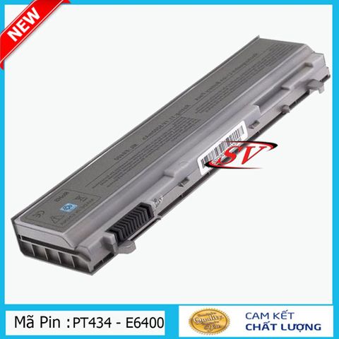 Pin Laptop DELL Latitude E6400 E6410 E6500 E6510 - Pin Lion 6 Cell 4400mAh 5200mAh, Bảo Hành 9 Tháng, Hàng Mới Chính Hãng