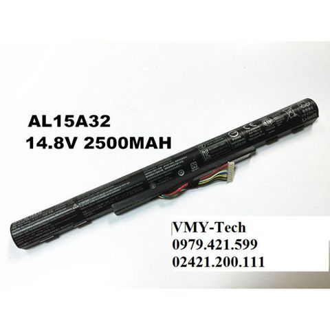 Pin Laptop Acer Aspire E5-473 E5-553G V3-574G AL15A32 - Pin ZIN Li-ion 4 Cell 2500mAh, Bảo hành 6 tháng, Giá cạnh tranh