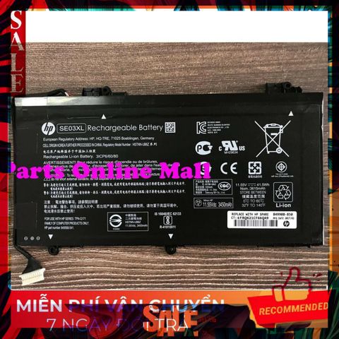 Pin Zin HP Pavilion Laptop 14AL 14-AL000 14-AL027TX SE03XL - Linh Kiện Máy Tính Chất Lượng Cao