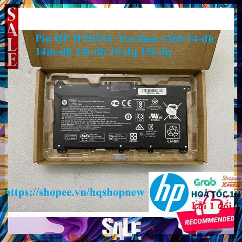 Pin Laptop HP HT03XL Chính Hãng Dành Cho Pavilion x360 14-dh, 14m-dh, 14t-dh, 15-dq, 15t-dq - Pin Li-ion Mới 100%