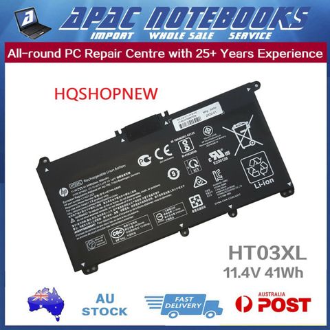 Pin Laptop HP HT03XL Chính Hãng 15-da 15-db 15-dw 15q-ds 15s-du 15s-fq - Chất Lượng Cao, Bảo Hành 100%