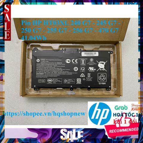 Pin Laptop HP HT03XL 41.04Wh - Thay thế cho 240 G7, 245 G7, 250 G7, 255 G7, 256 G7, 470 G7, 240 G8 - Hàng chính hãng mới 100%