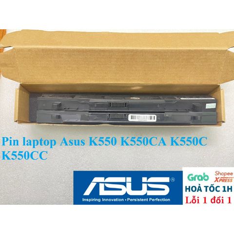 Pin Laptop Asus K550 K550CA K550C K550CC - Pin Zin 4 Cell 2600mAh Chất Lượng Tốt - Bảo Hành 100% Chính Hãng
