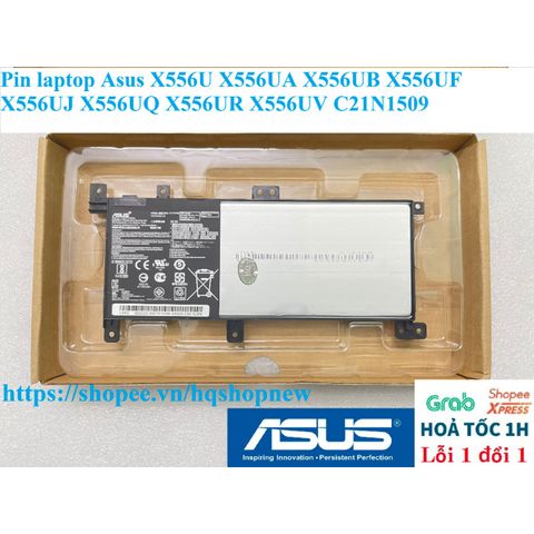 Pin Laptop Chính Hãng Asus C21N1509 cho X556U X556UA X556UB X556UF X556UJ X556UQ X556UR X556UV - Mới 100% Bảo Hành Xịn