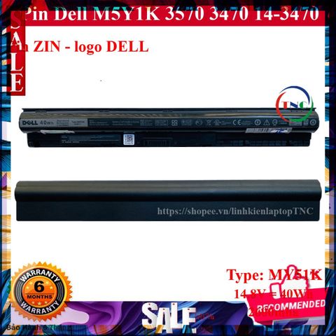 Pin Laptop Dell Cao Cấp ZIN cho Latitude 3570, 3560, 3470, 14-3470, Vostro, Inspiron 3578, 3478, Ủng Hộ Sử Dụng Lâu Hơn