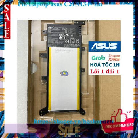 Pin Laptop Asus C21N1347 Chính Hãng - Pin 37W Đen Mới 100% - Bảo Hành Đổi Mới 100%
