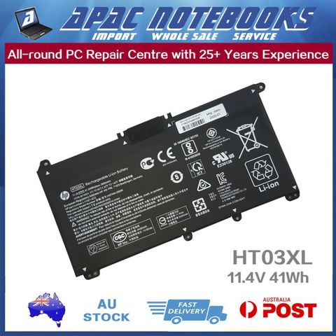 Pin Laptop HP HT03XL 41.04Wh cho các mẫu 14-CE, 14-CF, 14-CK, 14-CM, 14S-DK - Sản phẩm mới chính hãng, bảo hành nhanh chóng