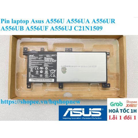 Pin Laptop Asus Chính Hãng C21N1509 - Tương Thích A556U A556UA A556UR A556UB A556UF A556UJ - Bảo Hành 100% Chất Lượng Mới