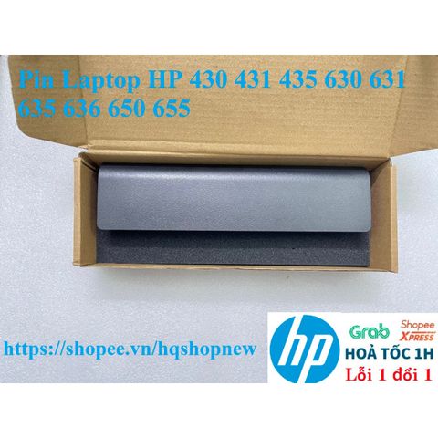 Pin Laptop HP 6 Cell Chính Hãng cho các Model 430, 431, 435, 630, 631, 635, 636, 650, 655 - Đen, Bảo Hành 100%