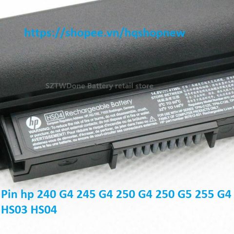 G͎I͎Á͎ ͎G͎Ố͎C͎ ✡️  Pin Laptop HP 240 G4 245 G4 250 G4 250 G5 255 G4 HS03 HS04
