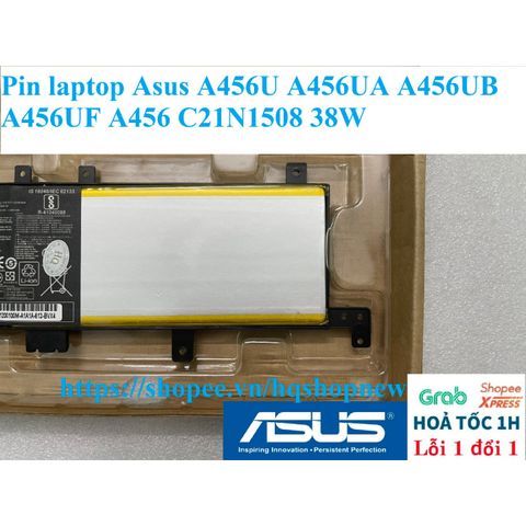 Pin laptop Asus A456U A456UA A456UB A456UF C21N1508 38W - Pin Liền Hàng Chính Hãng, Bảo Hành 100% Chất Lượng
