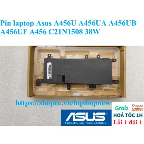 Pin laptop Asus A456U A456UA A456UB A456UF C21N1508 38W - Pin Liền Hàng Chính Hãng, Bảo Hành 100% Chất Lượng