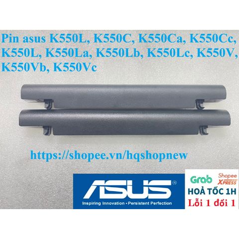 Pin Laptop ASUS Zin Cao Cấp cho K550L, K550C, K550Ca, K550Cc - 4 Cell, 2600mAh, Chất Lượng Tốt Nhất, Bảo Hành 100%