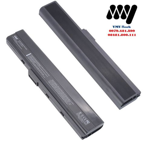 Pin Laptop Asus X52 Series - Pin Li-ion 6 Cell 5200mAh, Bảo Hành 9 Tháng, Đen - Thay Thế Chính Hãng, Giá Tốt Nhất