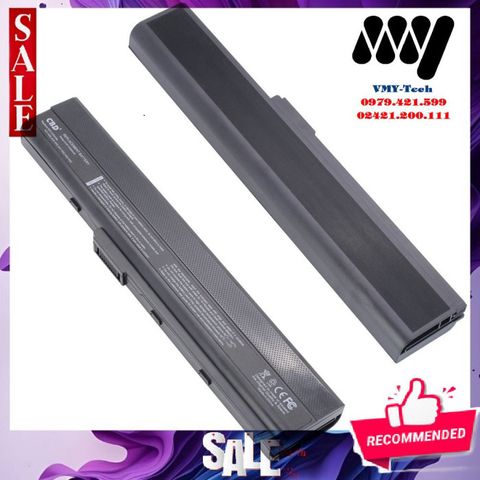Pin Laptop Asus P52, P52F, P52J, P52JC - Pin Li-Ion 6 Cell 5200mAh Đen, Bảo Hành 9 Tháng, Giá Cạnh Tranh, Chất Lượng Đảm Bảo